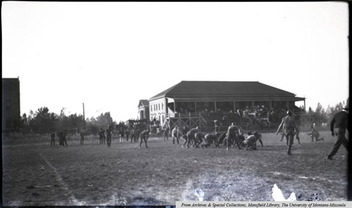 Football game versus Bozeman Varsity - 1908